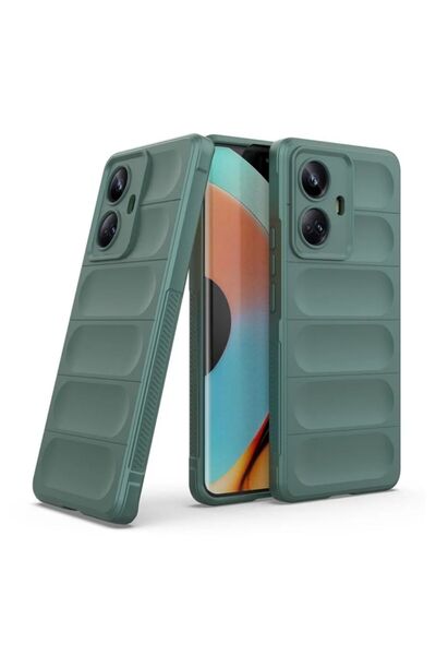 HANPORIUM حافظة سيليكون متوافقة مع هاتف Realme 10 Pro Plus - غطاء وسادة هوائي...