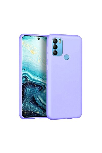 HANPORIUM General Mobile Gm 21 Plus Compatible Silicone Case - Flexible Full Protection Pastel Color Cover - Lilac