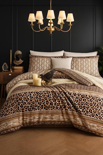 Lorateks Claire Double Duvet Cover Set with Elastic Sheets |   Pillow |   Dow...