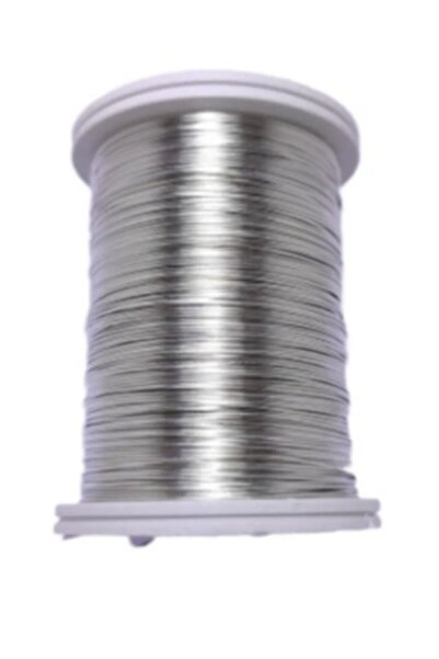 ForWhat Bobină de sârmă argintie de 25 m pentru birou, acasă, birou, hobby, a...