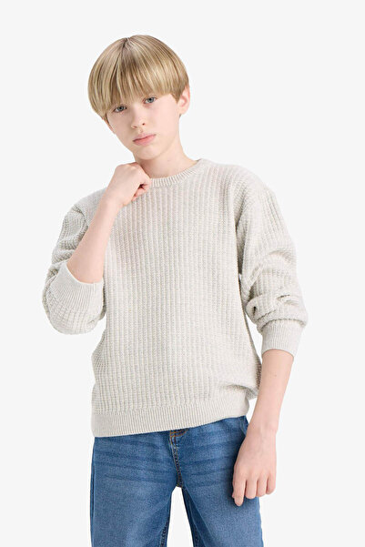 DeFacto Gray Boy's Sweater C9468A8/Gr210