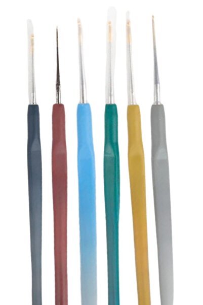 ForWhat Croșetat din dantelă cu mâner din silicon nr. 3 pentru birou, acasă, birou, hobby, atelier de cusut