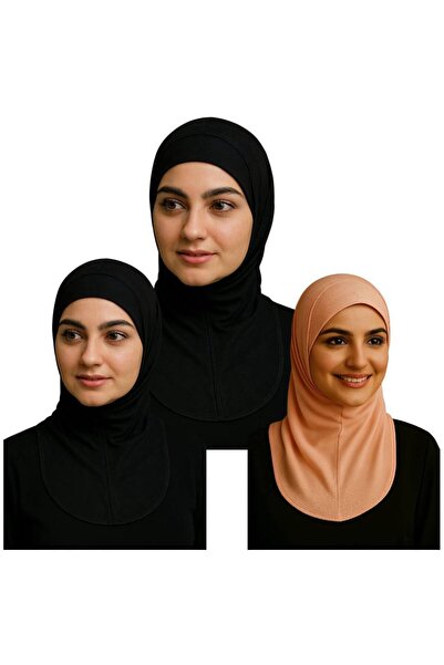 ALDAYER 3 قطع من قبعات النينجا الرياضية المصنوعة من الليكرا مع رباط للرقبة