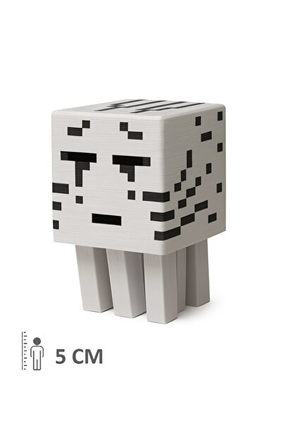 Minecraft Ghast V2 Ghost White Moving Articulated Figure