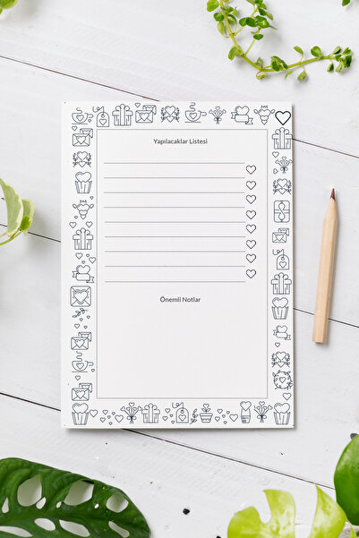 Kentsoylu Magnetli Buzdolabı üzeri 60 Sayfa 105x148 mm Alışveriş Listesi Not ...