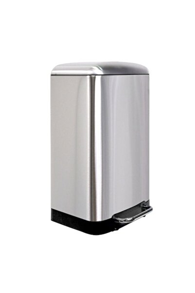 FRANDIS Trash Can 30L with Pedal, Silent Closing, Frandis, Detachable Bucket, 34x32.5x61.5 cm, Satin Chrome