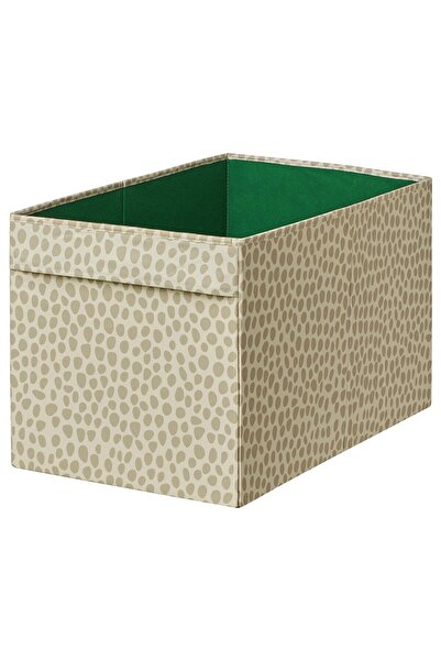 IKEA SLÄKT صندوق، بيج، 55 × 33 × 33 سم