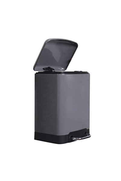 FRANDIS Trash can 30 L, silent closing, Frandis, removable bucket, 34x32.5x61.5 cm, metal, gray