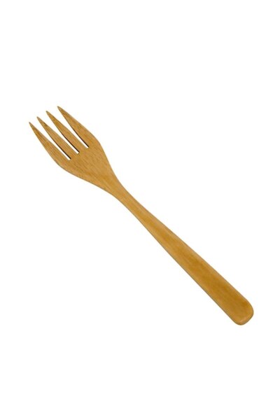 FRANDIS Set 6 Bamboo Forks, Reusable, Frandis, , Model 011230
