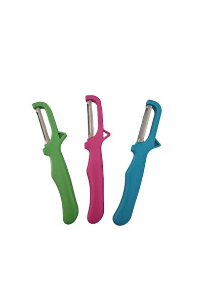 Metaltex Set 3 devices for peeling vegetables and fruits with stainless steel blade,