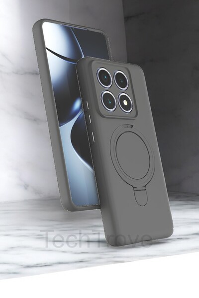 TechTrove حافظة هاتف شاومي مي 14 تي برو بتصميم ناعم مع حلقة ماجسيف وغطاء مخمل...