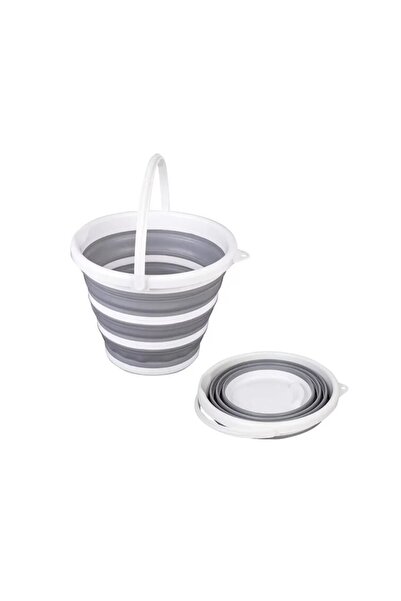 FRANDIS Folding bucket with handle, Frandis, 10 liters, for cleaning, camping, gardening