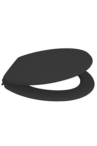 FRANDIS Capac WC MDF, Frandis, Închidere Standard, 38x44 cm, Negru