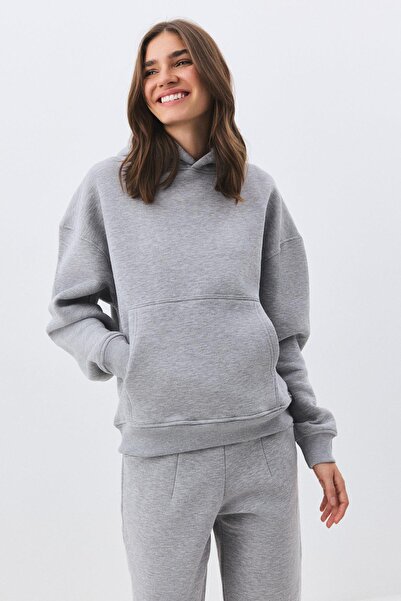 Trendiz Women's Premium Hooded Pocket Detailed Tracksuit Set Grimelanj 2033