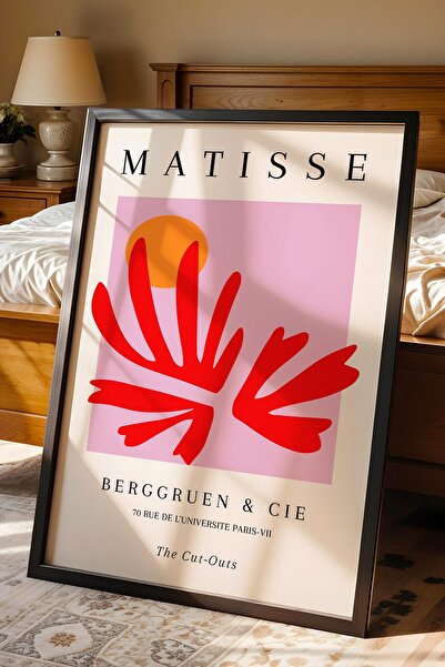 Saturn Henri Matisse the Cut-Outs Framed Painting - Eclectic Style Wall Decor