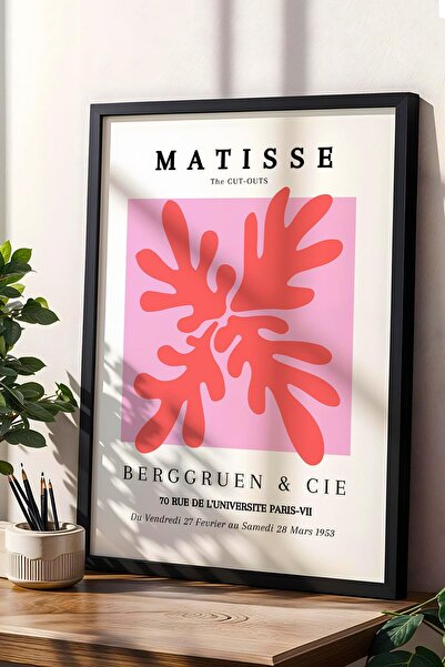 Saturn Henri Matisse the Cut-Outs Framed Painting - Eclectic Style Wall Decor