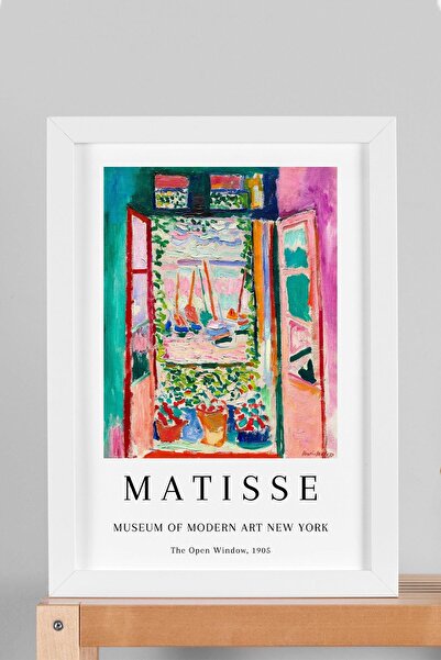 Saturn Henri Matisse Pictură înrămată cu fereastra deschisă - Fereastra desch...