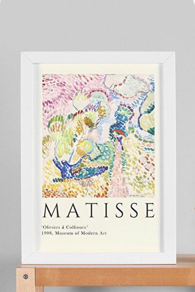 Saturn Pictură înrămată cu copaci de măslin Henri Matisse - Decor de perete î...