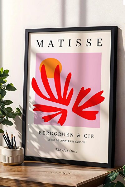Saturn Henri Matisse the Cut-Outs Framed Painting - Eclectic Style Wall Decor