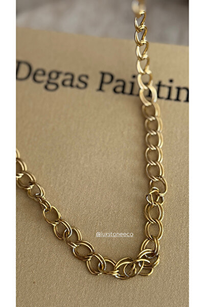 LUXSTONE قلادة ذهبية من سامانيولو