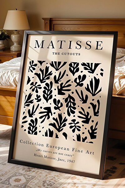 Saturn Henri Matisse Jazz the Cut-Outs Framed Painting - Eclectic Style Wall Decor