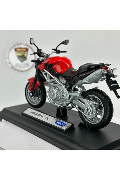 WELLY Aprilia Shiver 750 1:18 Diecast Model Motorcycle – Metal Model Motorbike
