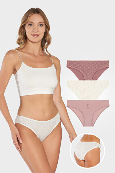 Gawzera بيكيني بيراك 11846 ستاندرد مكون من 3 قطع، ملابس داخلية مريحة وأنيقة