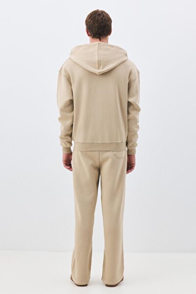 Trendiz Men's Premium Zip Zippered Tracksuit Set Stone 2032