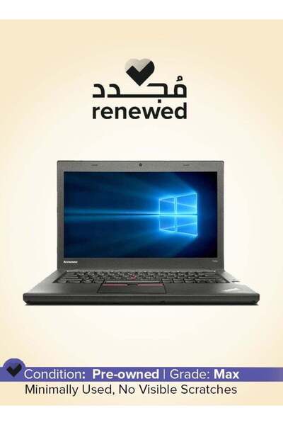 LENOVO Renewed - Thinkpad T450 Laptop With 14-Inch Display, Intel Core i5 Processor/5th Gen/8GB RAM/