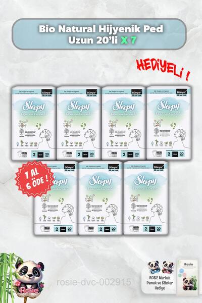 Sleepy اشتري 7 واحصل على 6 فوط صحية طبيعية طويلة من بيو ناتشورال، عبوة من 20 ...