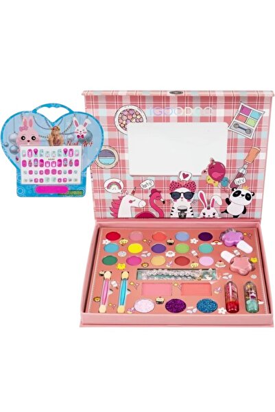 Toybox Kids Makeup Kit for Girls, Washable Real Cosmetic, Safe & Non-Toxic