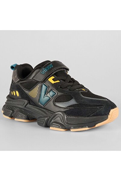 Vicco Wild Orthopedic Children's Sports Shoes Black