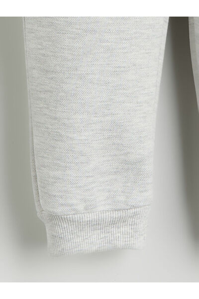 LC Waikiki Gray Boys' Sweatpants with Elastic Waist