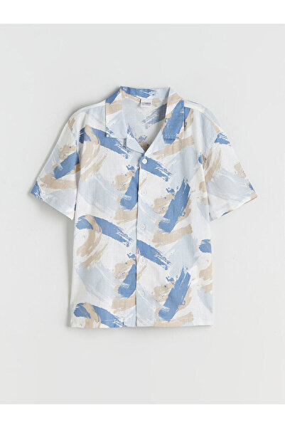 LC Waikiki Κοντομάνικο πουκάμισο για αγόρια με σχέδια νέας σεζόν