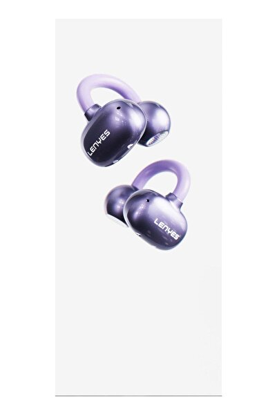 Lenyes FreeClip Wireless Earbuds - Open Ear Bluetooth Earphones with Long Lasting Battery