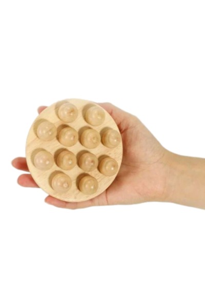 Fstyle أداة رول تدليك من أفضل انواع الخشب الطبيعي للقضاء على السيلوليت