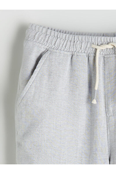 LC Waikiki Lcw Kids Gray Boy's Trousers with Elastic Waist