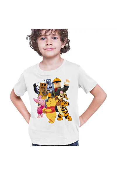 OEM Tricou Copii Baieti Roblox Winnie the Pooh Lemingii