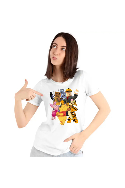 OEM Tricou Femei Roblox Winnie the Pooh Lemingii