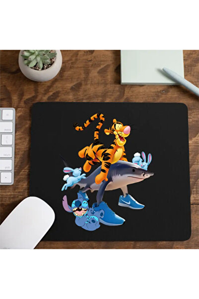 OEM Mousepad Tigger Tralalero Tralala Stitch Tiger Shark