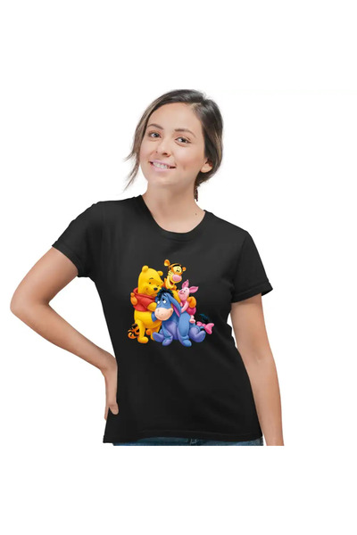 OEM Tricou Femei Ursuletul Winnie the Pooh Familie Puh