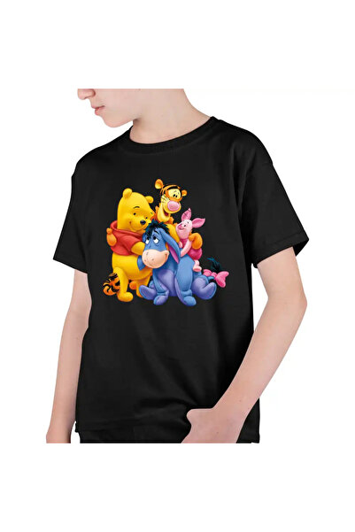 OEM Tricou Copii Baieti Ursuletul Winnie the Pooh Familie Puh