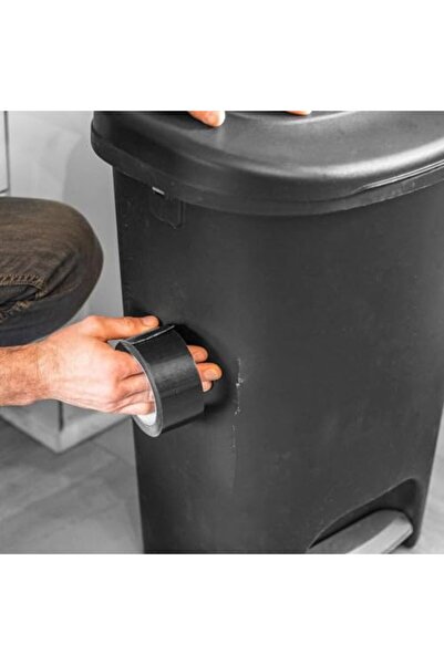 Generic HULPPRE Black Heavy Duty Duct Tape, 2 in x 22 Yards, Strong Adhesive and Water-resistant, Tear by Ha