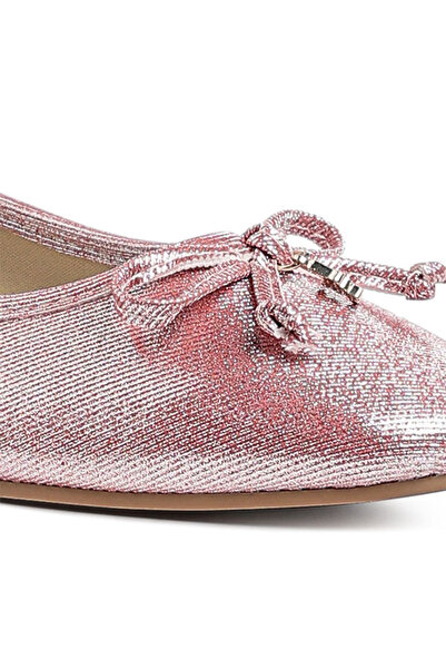 london Rag Women Metallic Ballet Flats in Red