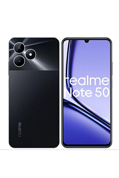 realme نوت 50 ثنائي الشريحة، أسود ليلي، 4 جيجابايت رام، 256 جيجابايت، 4G