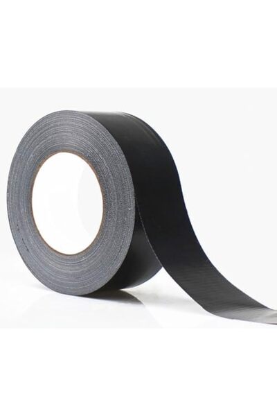 Generic HULPPRE Black Heavy Duty Duct Tape, 2 in x 22 Yards, Strong Adhesive and Water-resistant, Tear by Ha