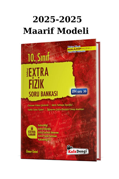 Kafa Dengi Yayınları Kafadengi 10. Sınıf Fizik Extra Soru Bankası 2025/26 Maa...