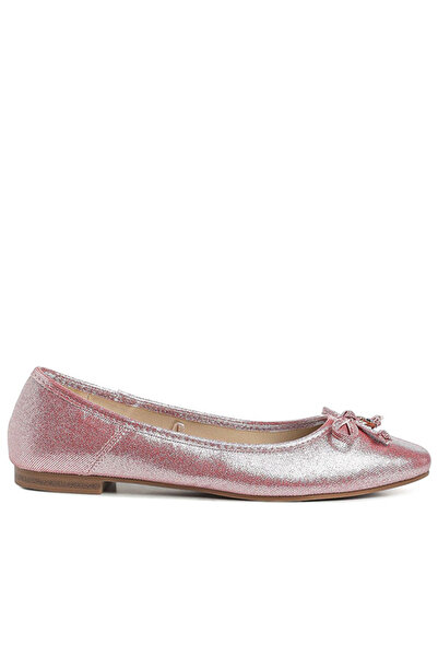 london Rag Women Metallic Ballet Flats in Red