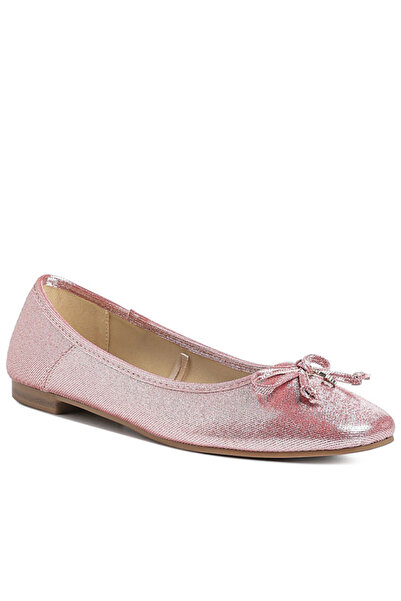 london Rag Women Metallic Ballet Flats in Red