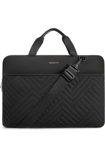 BOSTANTEN Laptop Sleeve 15.6 inch Puffy Padded Laptop Bag Protective Laptop Case Water Resistant Com
